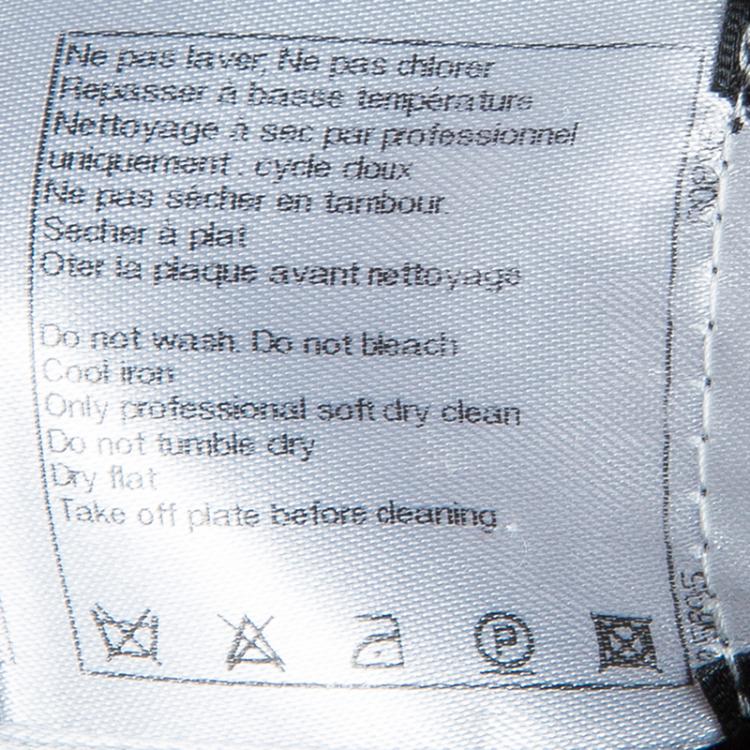 Pre Owned Chanel Black Knit Oversized Dress M