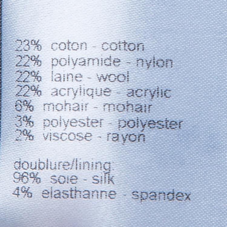 Pre Owned Chanel Black Tweed Jacket M