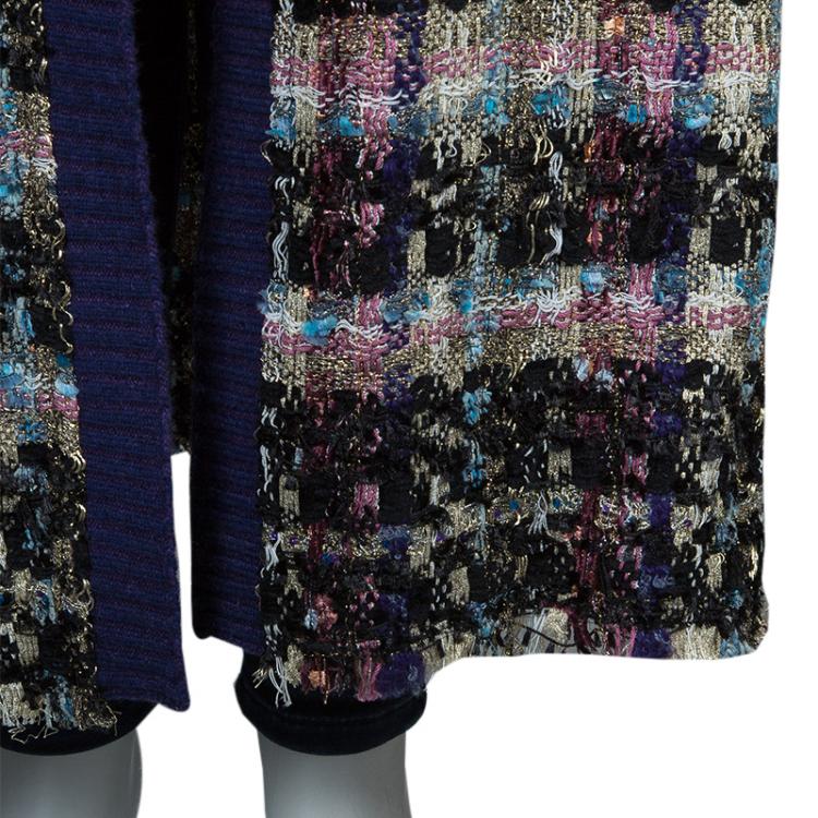 مملوكة مسبقًا Chanel Purple Long Cardigan XL