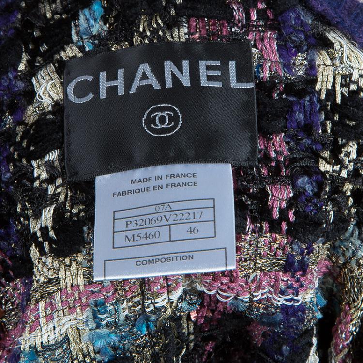 مملوكة مسبقًا Chanel Purple Long Cardigan XL