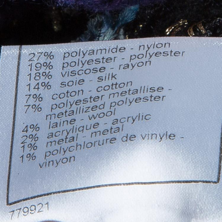 مملوكة مسبقًا Chanel Purple Long Cardigan XL