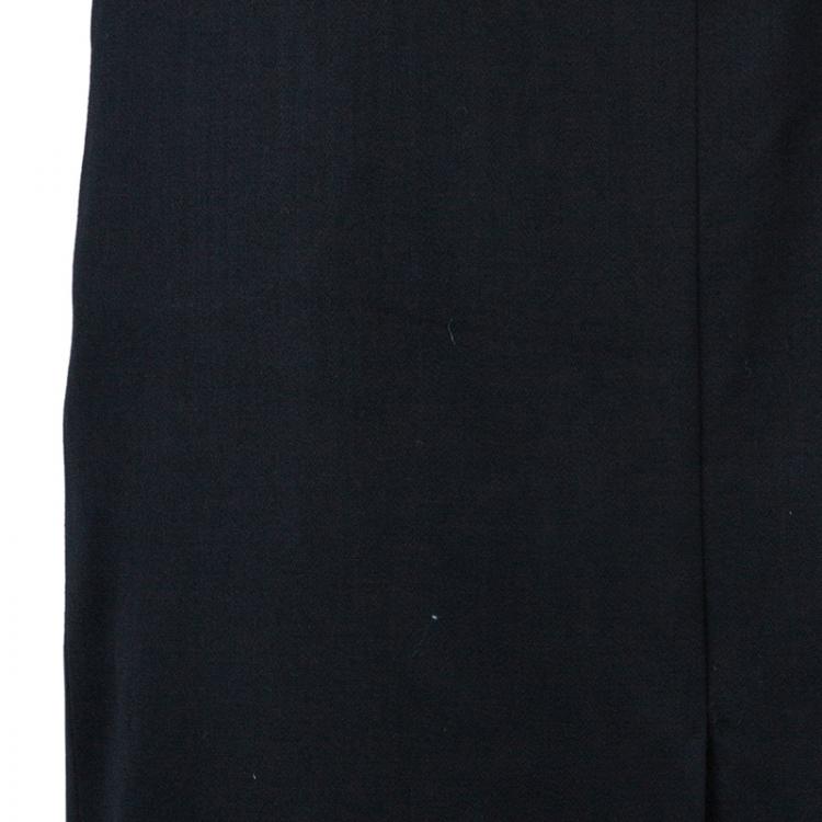 مملوكة مسبقًا Chanel Black Pencil Skirt M