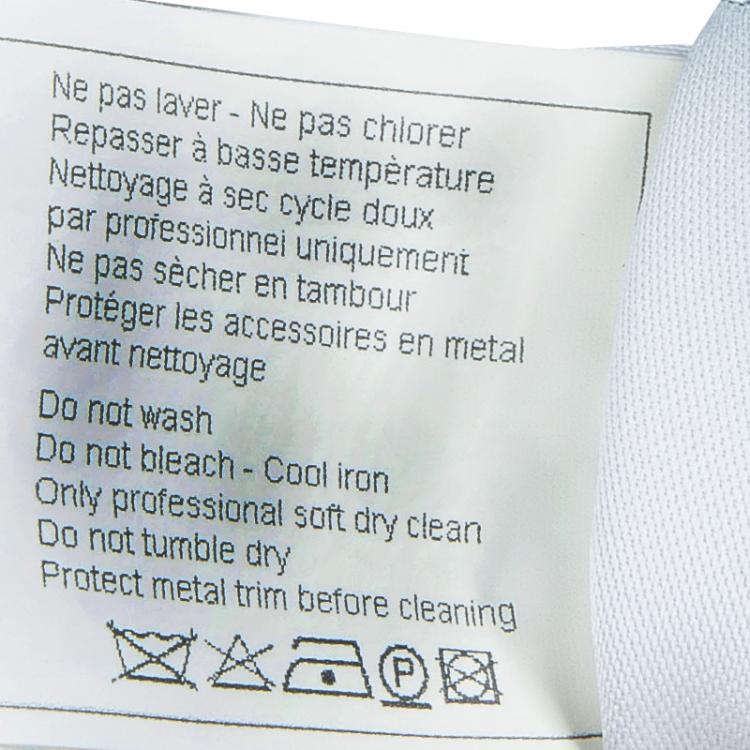 Pre Owned Chanel Monochrome Textured Short Sleeve Jacket S