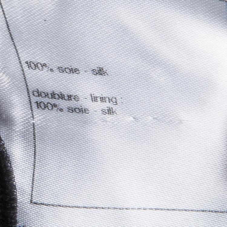 Pre Owned Chanel Black Silk Trousers M