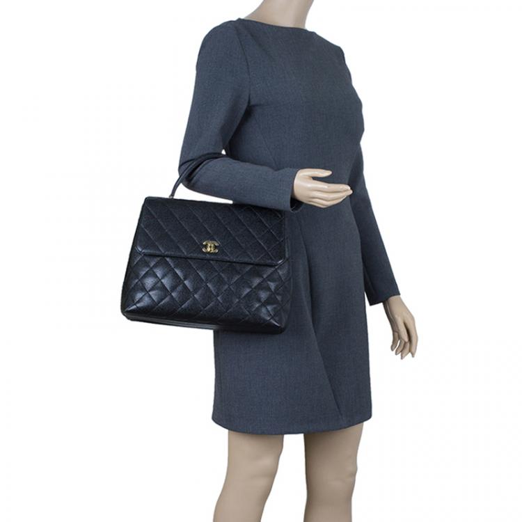Chanel Vintage Kelly Lambskin in Black SHW Luxury Bags  Wallets on  Carousell