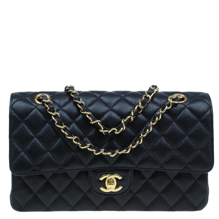 Chanel Black Quilted Patent Leather CC O-Key Holder - Yoogi's Closet