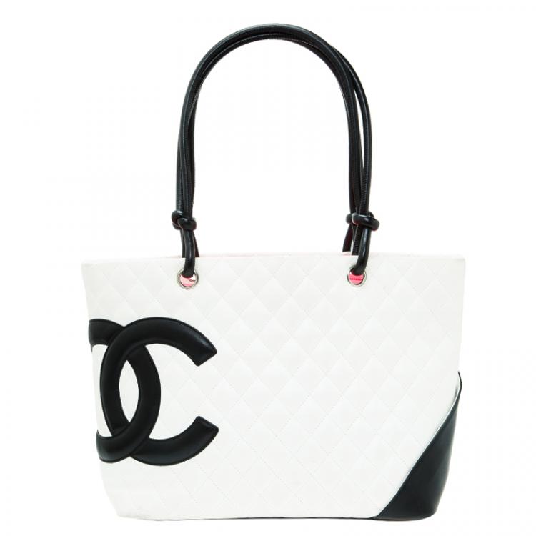 Chanel Luxe Ligne Bowler Bag Leather Large - ShopStyle