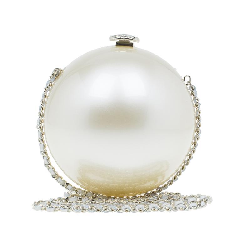 Womens Evening Bag Round Ball Wedding Handbag Artificial Pearl Purse Golden  | Fruugo KR