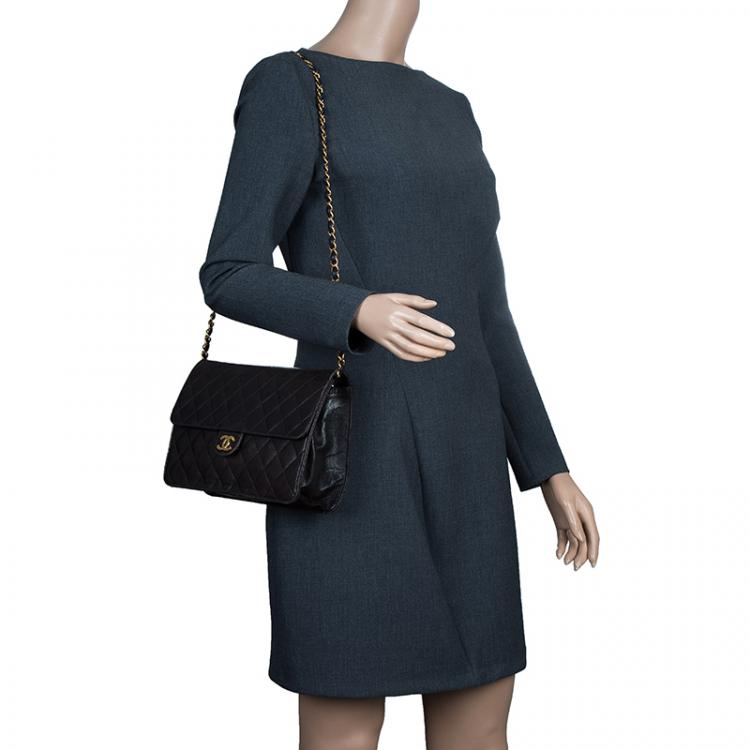 Chanel Black Quilted Lambskin Vintage WOC Shoulder Bag Chanel