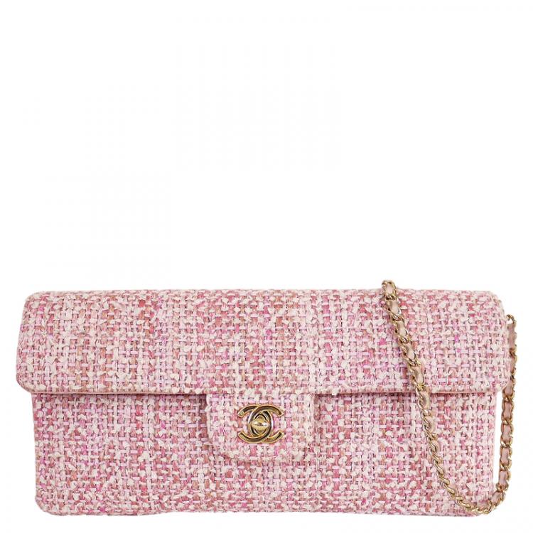 Chanel Pink Tweed Small Classic Flap Shoulder Bag Chanel | The Luxury Closet