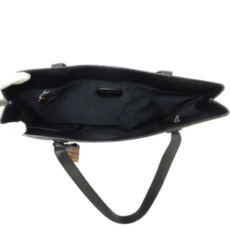 مملوكة مسبقًا Chanel Black Caviar Shopper Tote