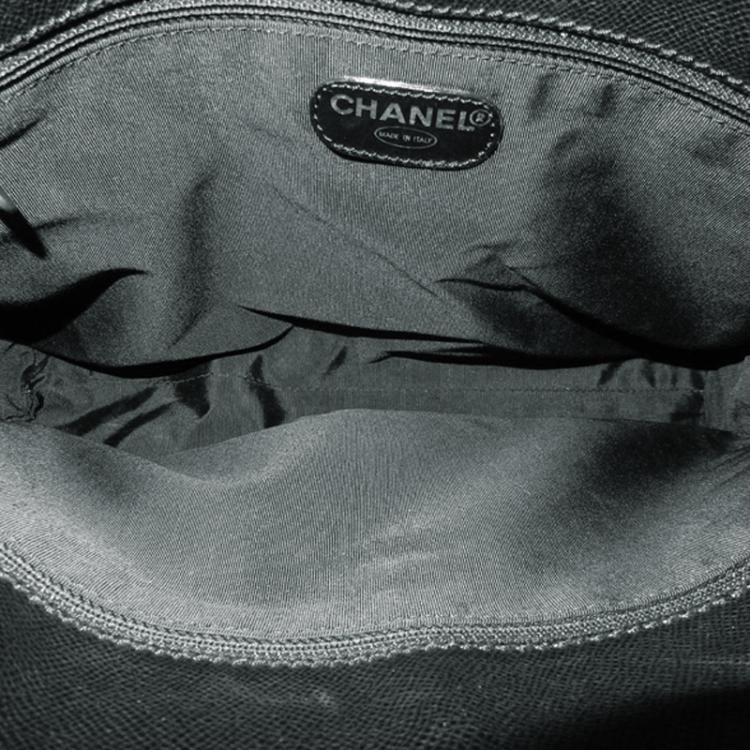 مملوكة مسبقًا Chanel Black Caviar Shopper Tote