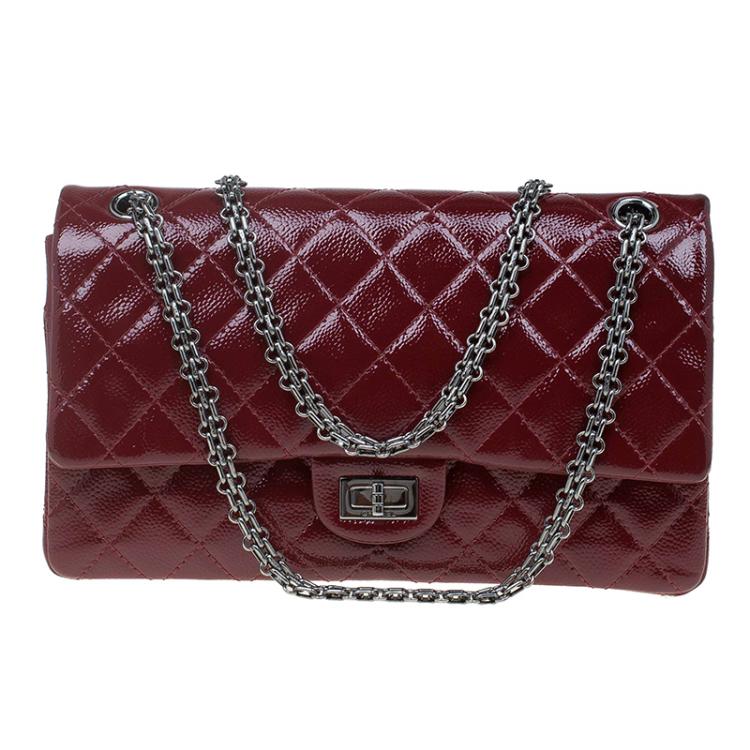 Chanel Burgundy Quilted Caviar Glazed Leather Reissue 2.55 Classic 226 Flap  Bag Chanel | The Luxury Closet
