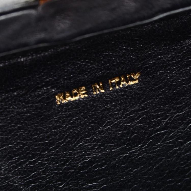 Pre Owned Chanel Black Quilted Lambskin Vintage Box Bag