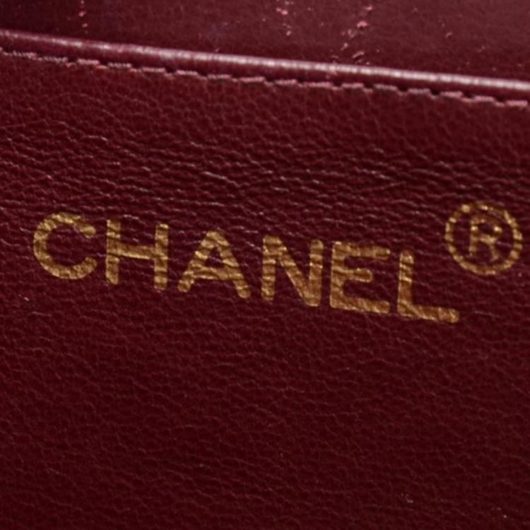 Pre Owned Chanel Black Quilted Lambskin Maxi Jumbo Classic Flap Bag