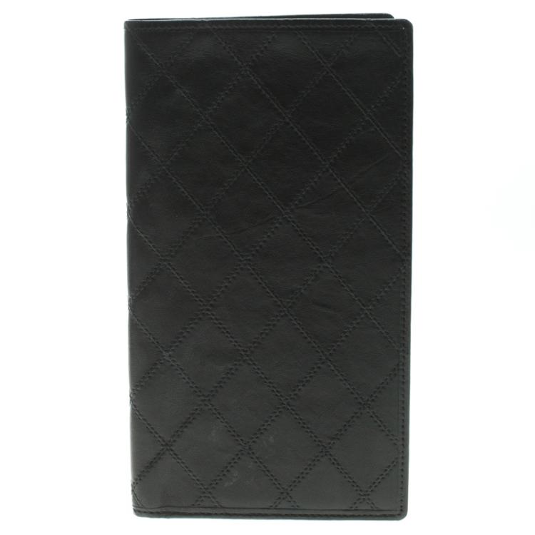 Chanel Checkbook Cover - Black Wallets, Accessories - CHA33541