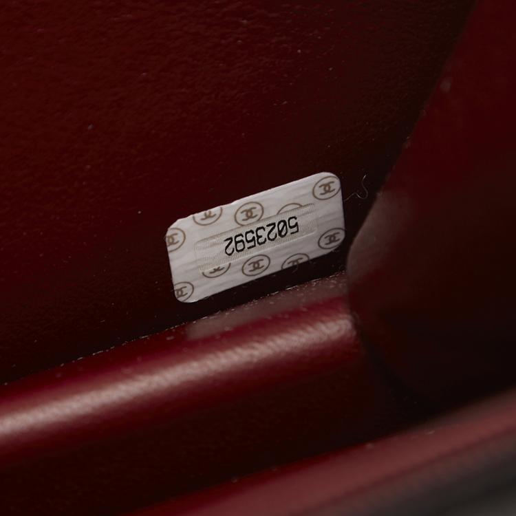 Pre Owned Chanel Black Quilted Lambskin Full Flap Bag