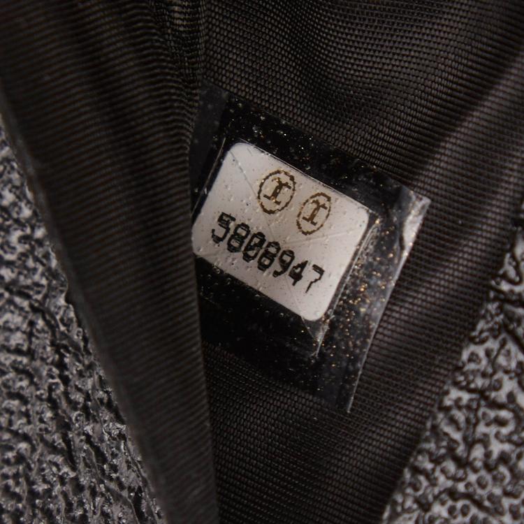 Pre Owned Chanel Black Leather CC Card Wallet