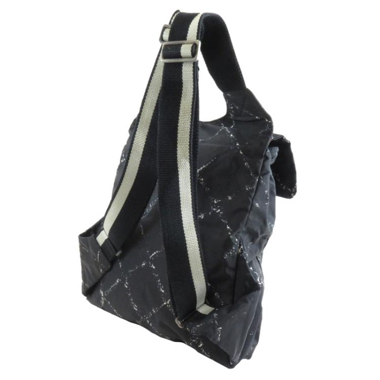 CHANEL, Bags, Chanel Travel Line Canvas Crossbody Bag