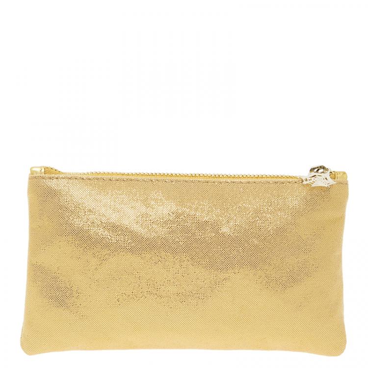 Pre Owned Charlotte Olympia Grey Perspex Aquarius Zodiac Pandora Box Clutch 