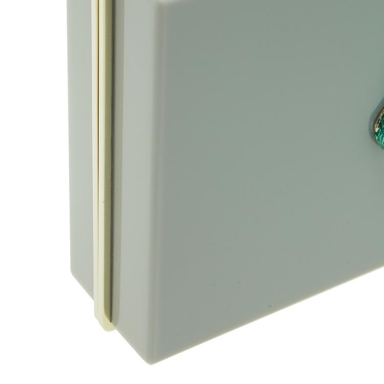 Pre Owned Charlotte Olympia Grey Perspex Aquarius Zodiac Pandora Box Clutch 