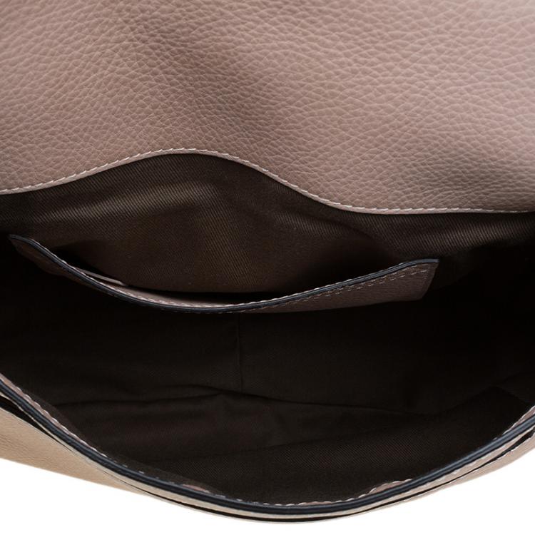 مملوكة مسبقًا Chloe Blush Nude Leather Medium Marcie Crossbody Bag
