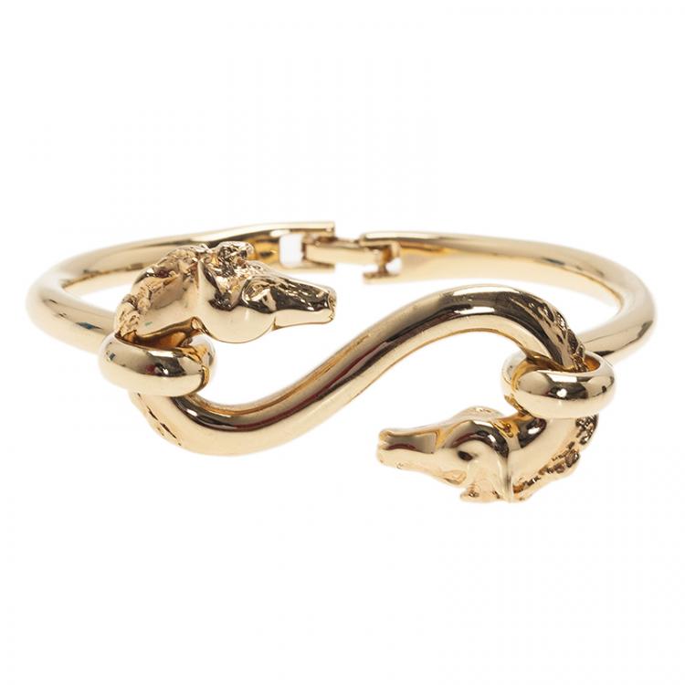 Pre Owned Chloe Faye Gold Tone Bracelet