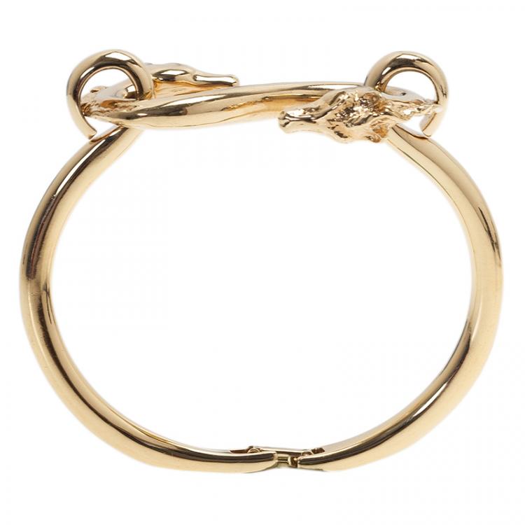 Pre Owned Chloe Faye Gold Tone Bracelet