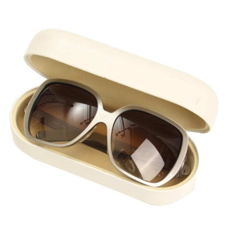 Pre Owned Chloe Beige Square CL 2173 A Sunglasses