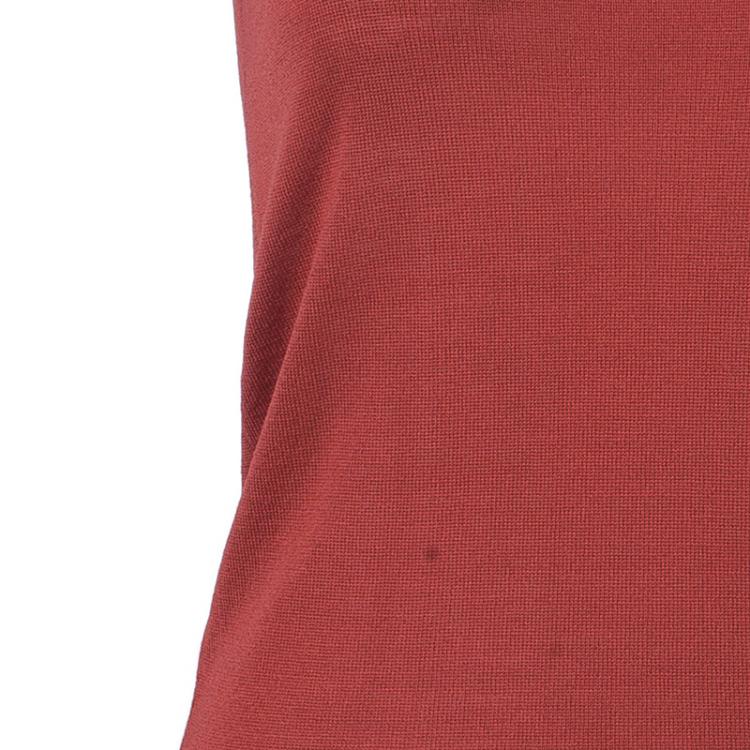 Pre Owned Chloe Red Sleeveless Sweater Size S