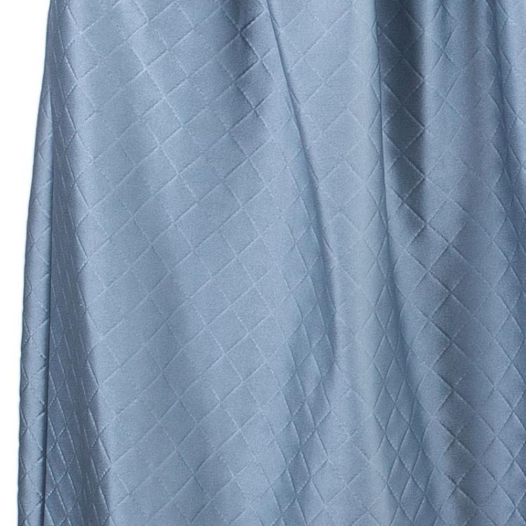 مملوكة مسبقًا Chloe Silver Quilted Skirt S