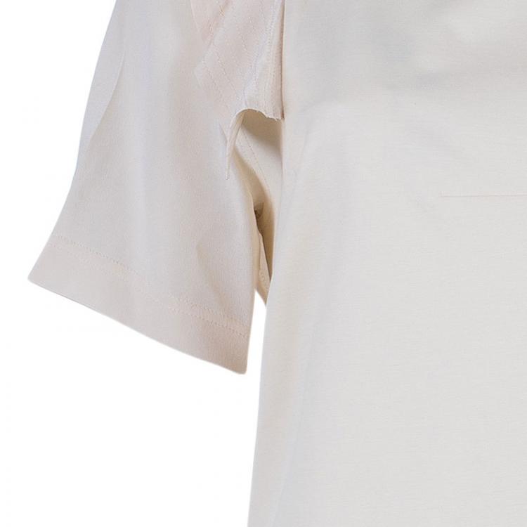 Pre Owned Chloe Beige Cotton Top L