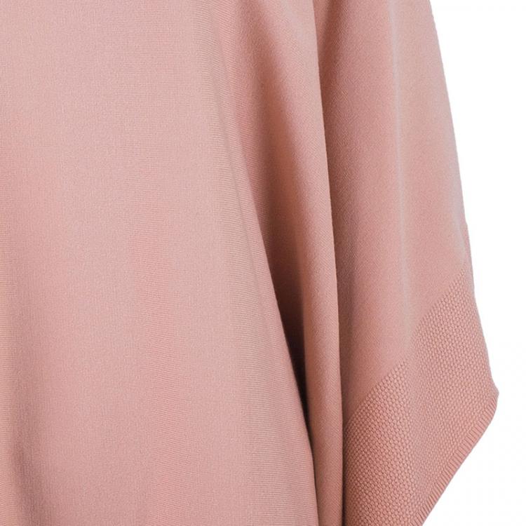 Pre Owned Chloe Salmon Pink Poncho Top M