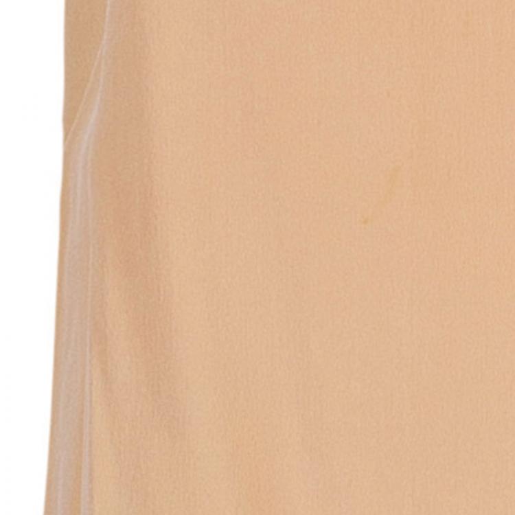 Pre Owned Chloe Nude Silk Top  M