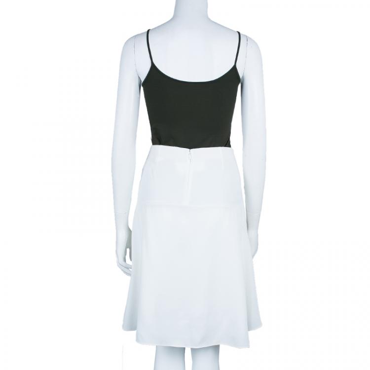 Pre Owned Chloe White A-Line Skirt L