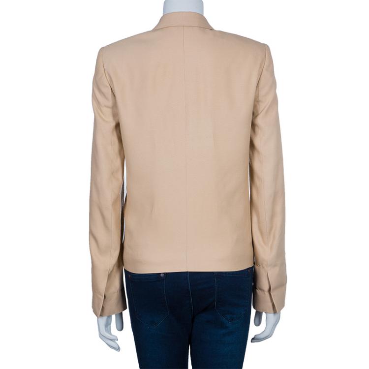 مملوكة مسبقًا Chloe Beige Fitted Blazer M