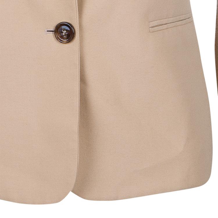 مملوكة مسبقًا Chloe Beige Fitted Blazer M
