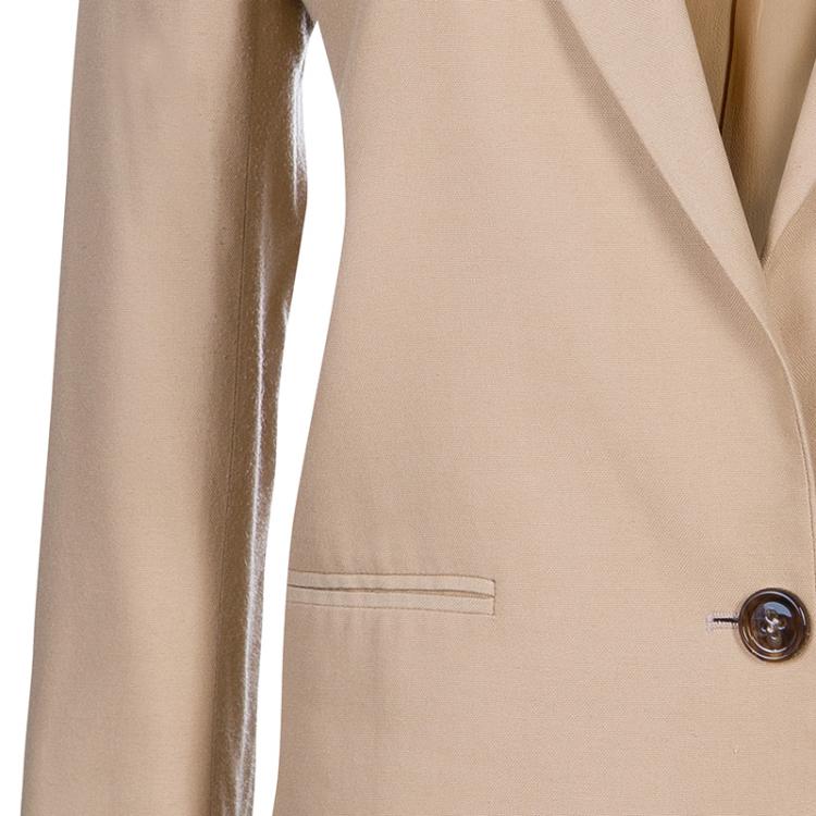 مملوكة مسبقًا Chloe Beige Fitted Blazer M
