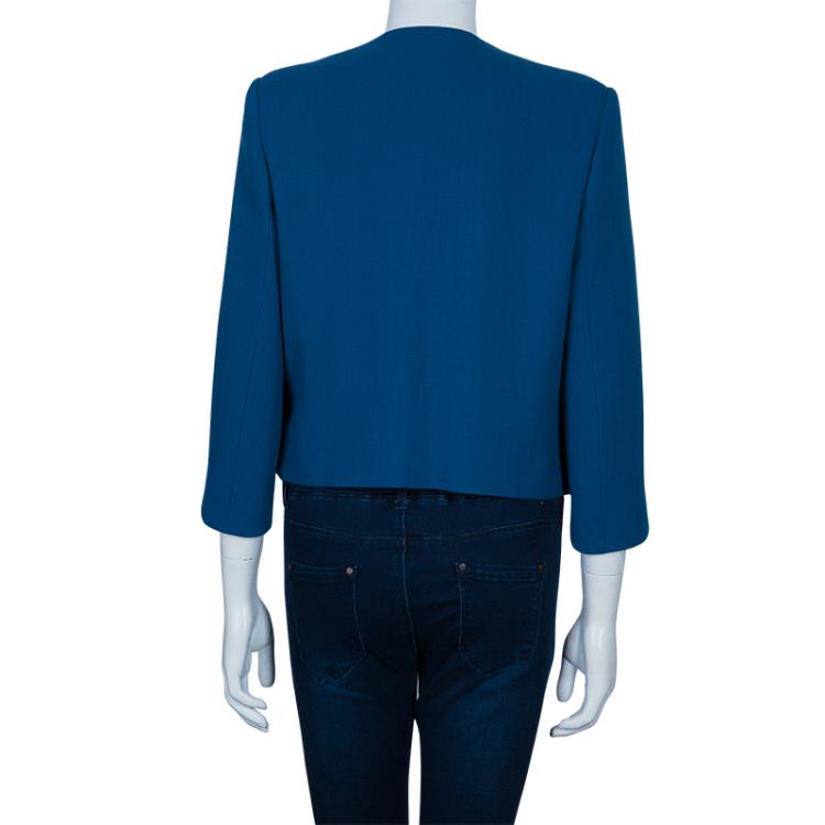 Pre Owned Chloe Blue Tailored Blazer M