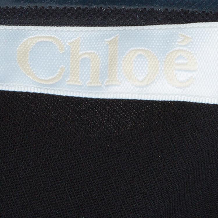 Pre Owned Chloe Black Silk Jumpsuit S