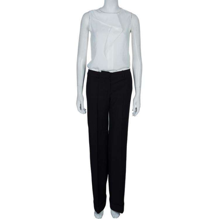 مملوكة مسبقًا Chloe Black Wide Leg Trousers S