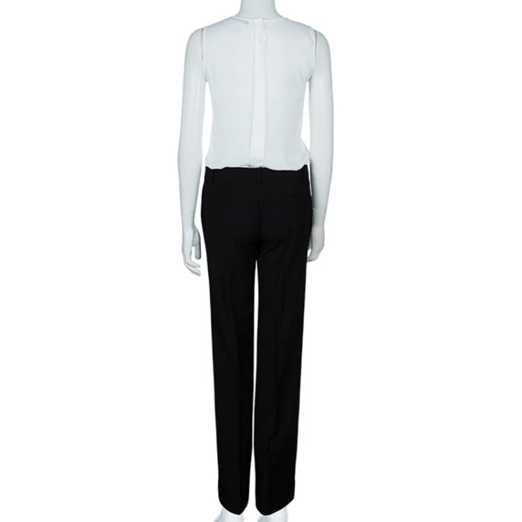 مملوكة مسبقًا Chloe Black Wide Leg Trousers S