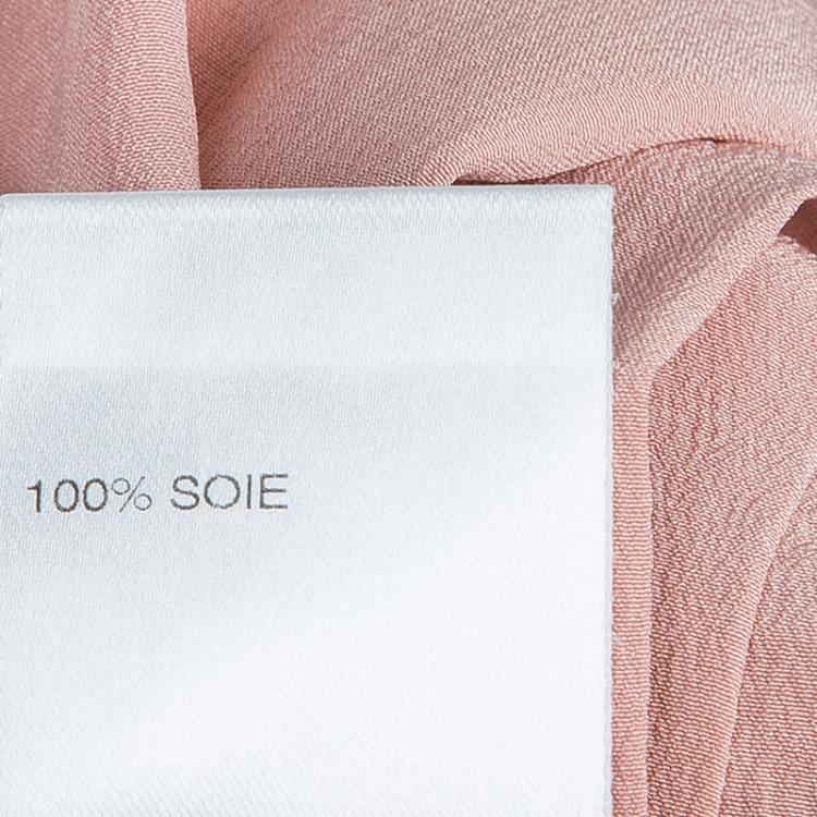 Pre Owned Chloe Blush Pink Silk Top M