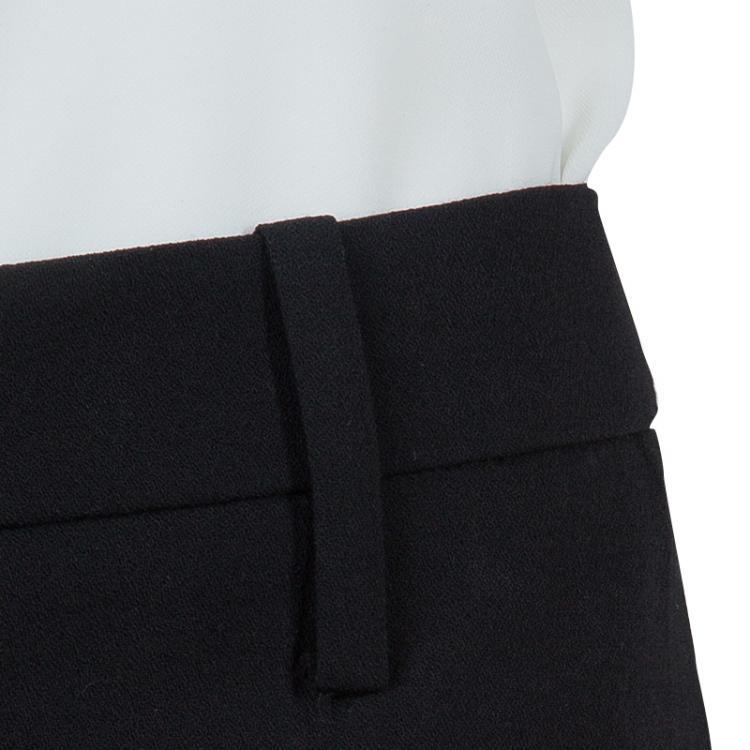 Pre Owned Chloe Black Straight Fit Trousers S