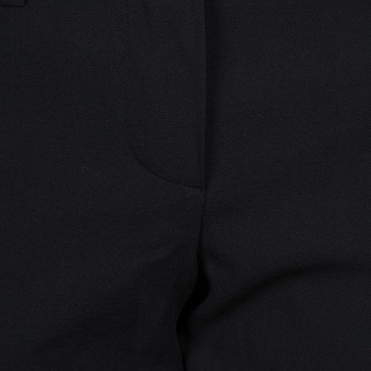 Pre Owned Chloe Black Straight Fit Trousers S