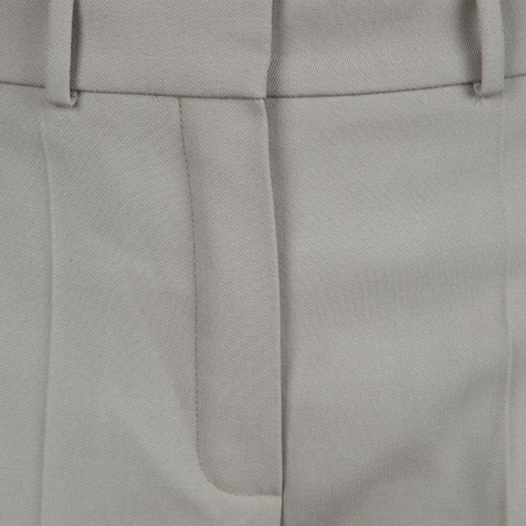 Pre Owned  Chloe Beige Wool Trousers M