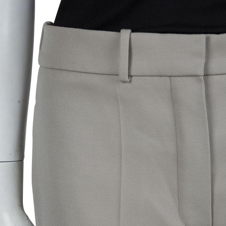 Pre Owned  Chloe Beige Wool Trousers M