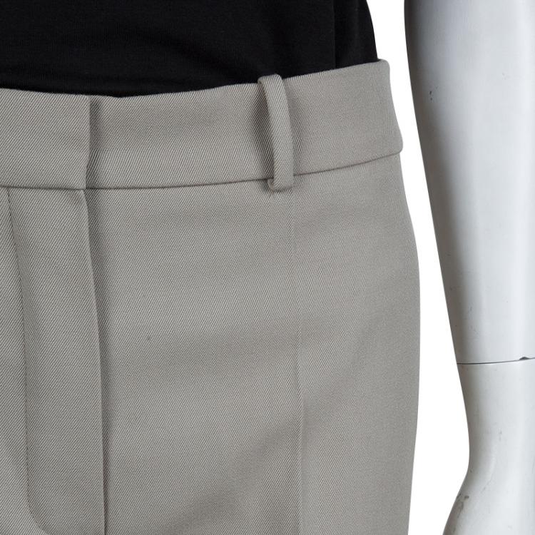 Pre Owned  Chloe Beige Wool Trousers M