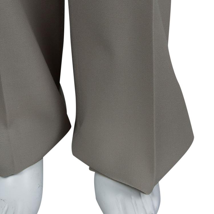 Pre Owned  Chloe Beige Wool Trousers M