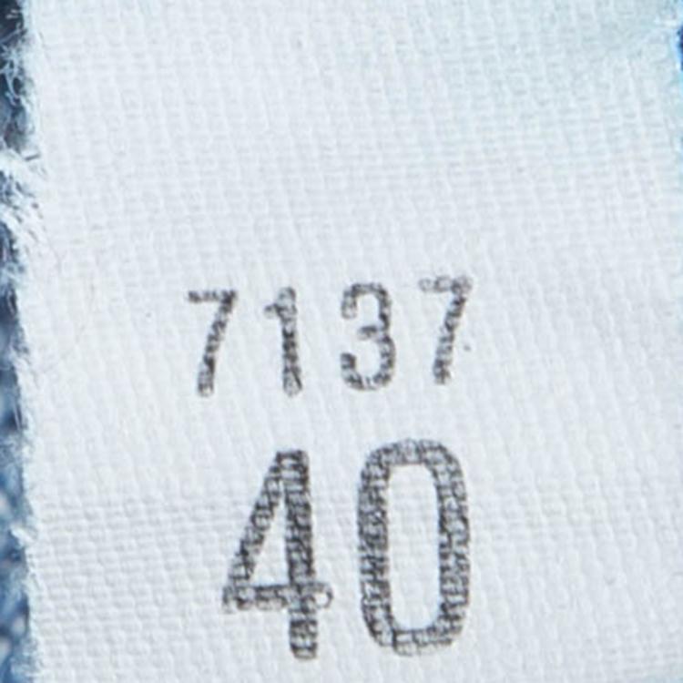 Pre Owned Chloe Indigo Light Wash Denim Flared Jeans M
